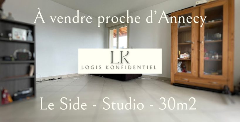 “Le Side” – Appartement 1 pièce 30m² – GROISY – LK13